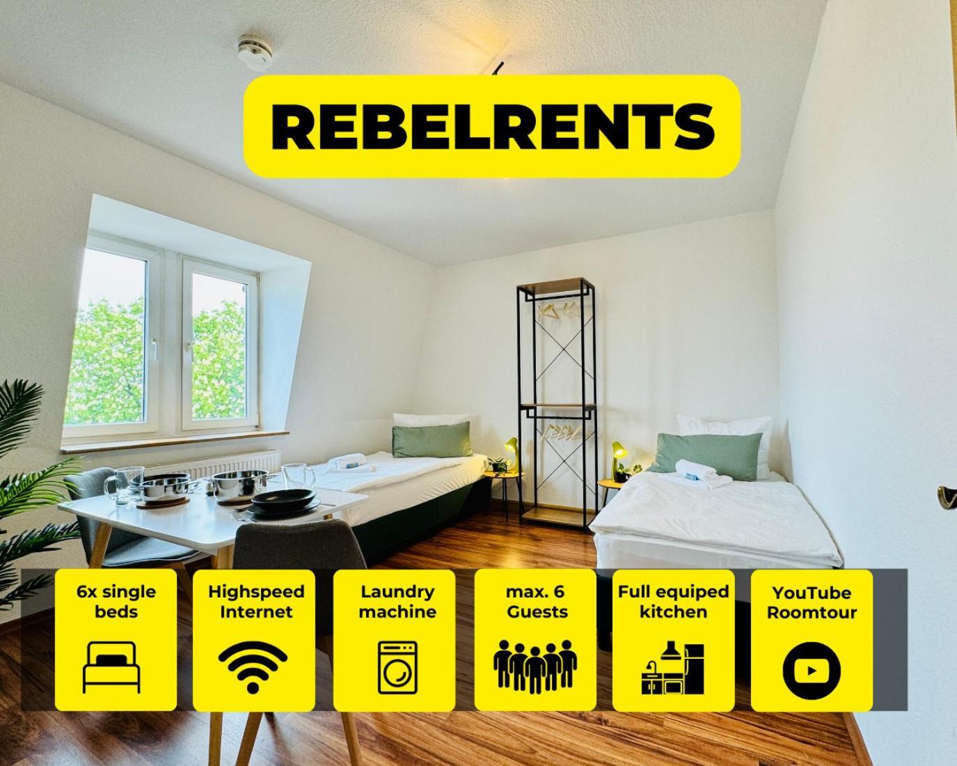 #3 Rebelrents - 6P Apartment, Modern, Stylisch Und Zentral! Zeitz Exteriér fotografie